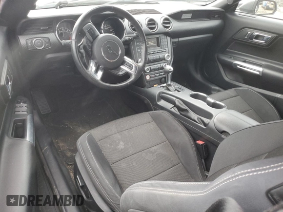 2017 Ford Mustang V6 with VIN 1FATP8EM5H5305551, listed as a Copart auction lot 43912635 with 62,271 mi miles and Salvage Title. Bid and sale history available at carsss.com. Image 8.