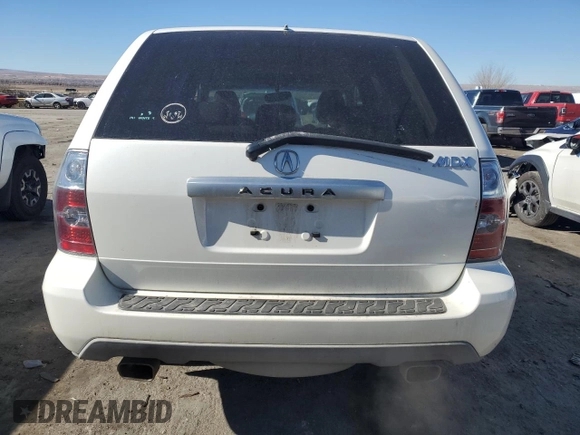 2005 Acura MDX with VIN 2HNYD18265H530327, listed as a Copart auction lot 89023665 with 207,147 mi miles and Salvage Title. Bid and sale history available at carsss.com. Image 6.