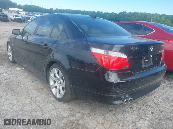 2007 BMW 5 Series 550i with VIN WBANB53527CP06400, listed as a IAAI auction lot 42130949 with 226,264 mi miles and . Bid and sale history available at DreamBid. Image 3.