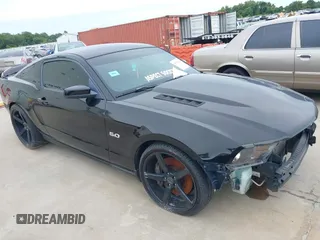 2011 Ford Mustang GT with VIN 1ZVBP8CF5B5150580, listed as a IAAI auction lot 39735125 with 95,737 mi miles. Bid and sale history available at carsss.com. Image 1.