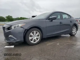 2015 Mazda 3 i Sport with VIN 3MZBM1U73FM226787, listed as a Copart auction lot 54544835 with 146,883 mi miles and Salvage title. Bid and sale history available at DreamBid. Image 1.