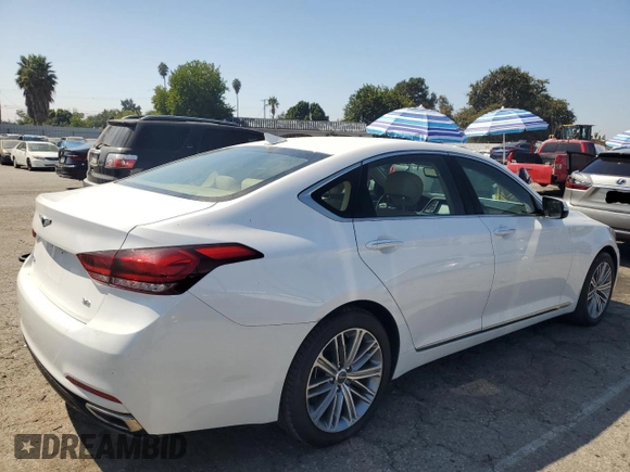 2020 Genesis G80 3.8L with VIN KMTFN4JE6LU337140, listed as a Copart auction lot 72783574 with 36,225 mi miles and Salvage Title. Bid and sale history available at carsss.com. Image 3.