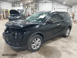 2016 Nissan Rogue S with VIN KNMAT2MV9GP597101, listed as a IAAI auction lot 41917828 with 122,568 mi miles. Bid and sale history available at carsss.com. Image 17.