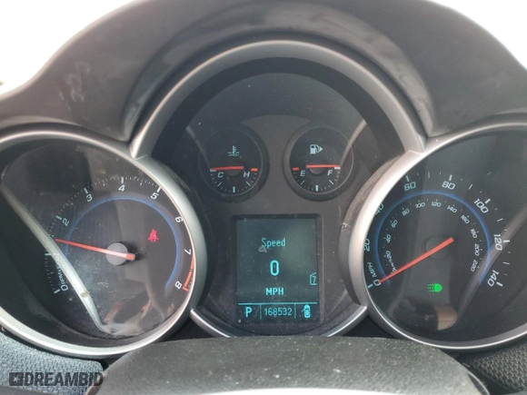 2011 Chevrolet Cruze LT w/1LT with VIN 1G1PF5S94B7109635, listed as a Copart auction lot 53031155 with 168,532 mi miles and Salvage Title. Bid and sale history available at carsss.com. Image 9.