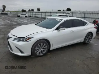 2021 Lexus ES with VIN 58ACA1C11MU012343, listed as a Copart auction lot 43613565 with 41,160 mi miles and Salvage Title. Bid and sale history available at carsss.com. Image 1.