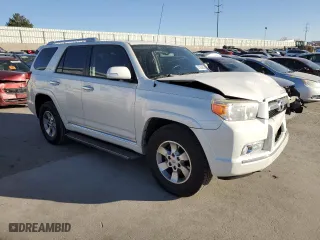 2010 Toyota 4Runner SR5 with VIN JTEZU5JR5A5011971, listed as a Copart auction lot 47256205 with 191,396 mi miles and Salvage Title. Bid and sale history available at carsss.com. Image 4.