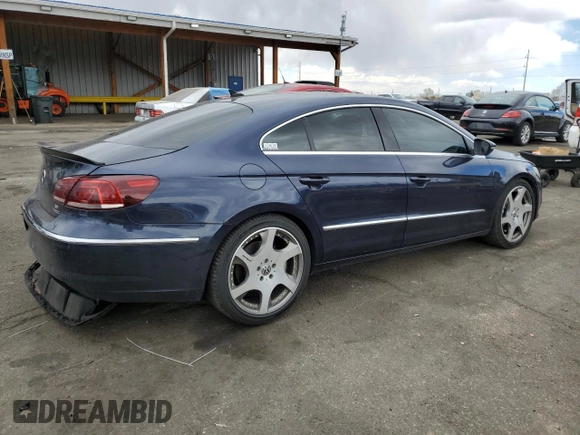 2013 Volkswagen CC VR6 Executive 4Motion with VIN WVWGU7ANXDE507793, listed as a Copart auction lot 49826915 with 105,460 mi miles and Salvage Title. Bid and sale history available at carsss.com. Image 3.