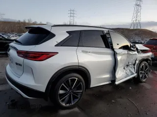 2024 Infiniti QX50 Sport with VIN 3PCAJ5FB1RF112540, listed as a Copart auction lot 85435974 with 3,055 mi miles and Salvage Title. Bid and sale history available at DreamBid. Image 3.