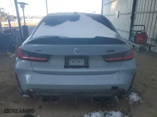 2023 BMW M3 Competition xDrive with VIN WBS43AY04PFN47162, listed as a Copart auction lot 89130455 with 7,434 mi miles and Salvage Title. Bid and sale history available at carsss.com. Image 6.