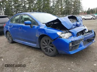 2015 Subaru WRX Premium with VIN JF1VA1D65F9836470, listed as a IAAI auction lot 41765960 with 107,713 mi miles. Bid and sale history available at carsss.com. Image 1.
