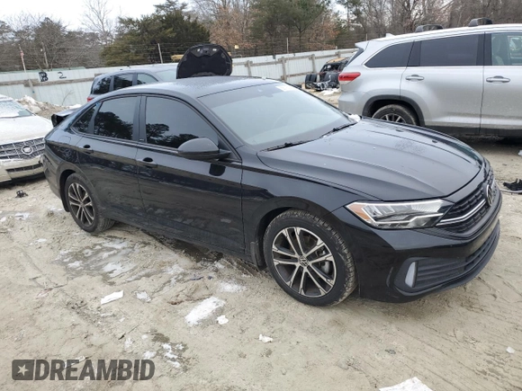 2024 Volkswagen Jetta Sport with VIN 3VWBM7BU4RM033919, listed as a Copart auction lot 88793085 with 35,761 mi miles and Salvage title. Bid and sale history available at DreamBid. Image 4.
