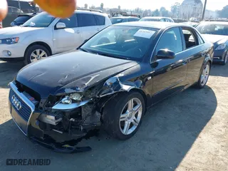 2007 Audi A4 2.0T with VIN WAUAF78E37A040912, listed as a IAAI auction lot 41383082 with 132,491 mi miles. Bid and sale history available at carsss.com. Image 2.