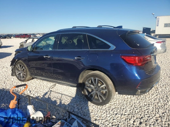 2020 Acura MDX w/Advance Pkg with VIN 5J8YD4H8XLL024402, listed as a Copart auction lot 81453144 with 0 mi miles and Salvage Title. Bid and sale history available at carsss.com. Image 2.