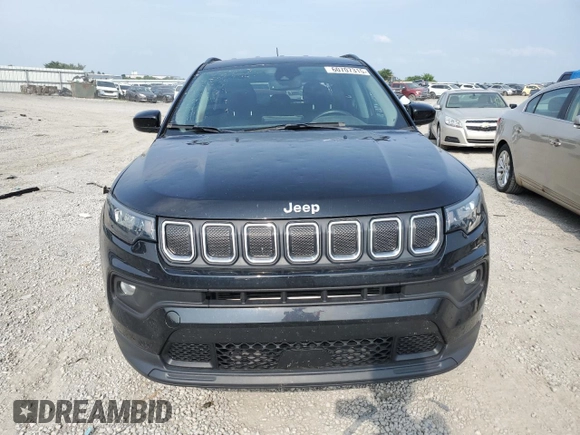 2022 Jeep Compass Latitude Lux с VIN 3C4NJDFB4NT195257, выставлен на аукционе Copart как лот 60707315 с пробегом 20 113 миль миль и Списание • Salvage title. История ставок и продаж доступна на DreamBid. Изображение 5.