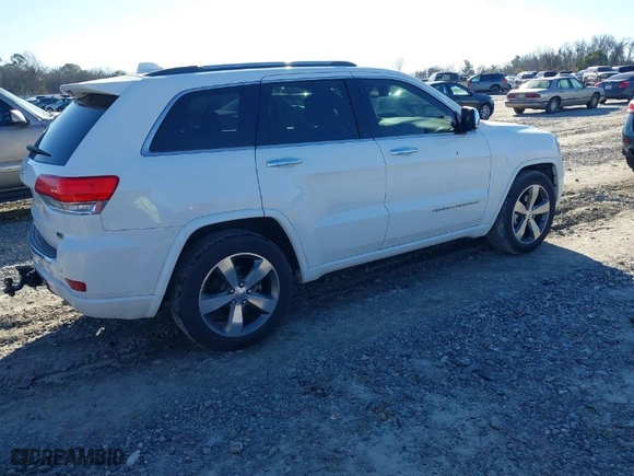2014 Jeep Grand Cherokee Overland with VIN 1C4RJFCG9EC587322, listed as a IAAI auction lot 41632299 with 161,779 mi miles. Bid and sale history available at carsss.com. Image 4.