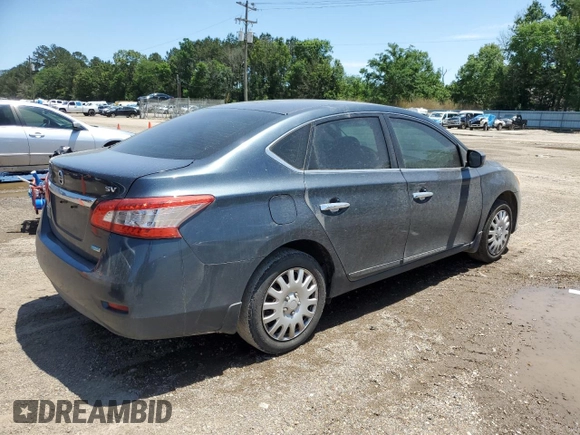 2013 Nissan Sentra SR with VIN 3N1AB7AP0DL799051, listed as a Copart auction lot 55533735 with 189,249 mi miles and Clean Title. Bid and sale history available at DreamBid. Image 3.