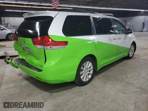2011 Toyota Sienna XLE AAS with VIN 5TDYK3DC9BS020976, listed as a Copart auction lot 46280905 with 258,265 mi miles and Salvage Title. Bid and sale history available at DreamBid. Image 3.