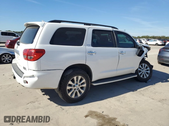 2012 Toyota Sequoia Limited with VIN 5TDJY5G16CS066546, listed as a Copart auction lot 80019234 with 0 mi miles and Salvage Title. Bid and sale history available at carsss.com. Image 3.