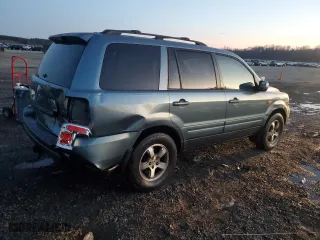 2007 Honda Pilot EX-L with VIN 5FNYF28697B010883, listed as a Copart auction lot 89077445 with 279,731 mi miles and Salvage Title. Bid and sale history available at carsss.com. Image 3.