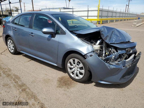 2022 Toyota Corolla LE with VIN 5YFEPMAE4NP274026, listed as a Copart auction lot 48795145 with 81,980 mi miles and Clean Title. Bid and sale history available at carsss.com. Image 4.