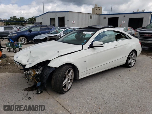 2012 Mercedes-Benz E 350 with VIN WDDKJ5KB8CF174486, listed as a Copart auction lot 72203854 with 167,855 mi miles and Salvage Title. Bid and sale history available at DreamBid. Image 1.