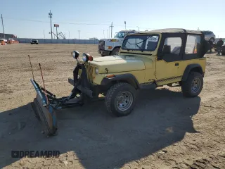 1992 Jeep Wrangler z VIN 2J4FY19P9NJ534161, wystawiony jako Copart lot #72147414 z przebiegiem 137 888 mil mil oraz Szkoda całkowita • Salvage title. Historia ofert i sprzedaży dostępna na DreamBid. Obrazek 1.