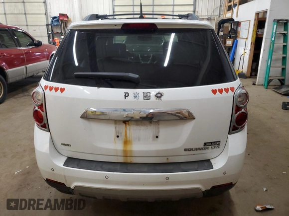 2011 Chevrolet Equinox LTZ with VIN 2CNFLGEC8B6460199, listed as a Copart auction lot 50601125 with 222,076 mi miles and Salvage Title. Bid and sale history available at carsss.com. Image 6.