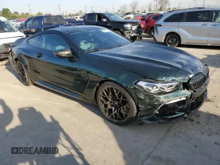 2020 BMW M8 with VIN WBSAE0C08LCD01468, listed as a Copart auction lot 50227115 with 48,829 mi miles and Clean Title. Bid and sale history available at carsss.com. Image 4.