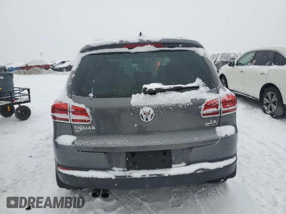 2016 Volkswagen Tiguan S with VIN WVGBV7AXXGW616936, listed as a Copart auction lot 41452605 with 92,541 mi miles and Salvage Title. Bid and sale history available at DreamBid. Image 6.