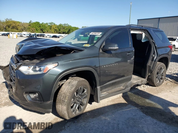 2021 Chevrolet Traverse RS with VIN 1GNERJKW3MJ188636, listed as a Copart auction lot 48298235 with 66,360 mi miles and Salvage Title. Bid and sale history available at carsss.com. Image 1.