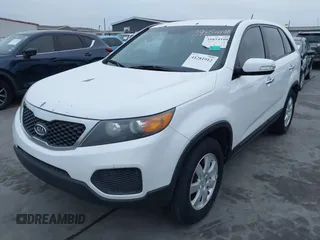2011 Kia Sorento LX with VIN 5XYKT3A16BG130502, listed as a IAAI auction lot 41281912 with 112,761 mi miles. Bid and sale history available at carsss.com. Image 19.