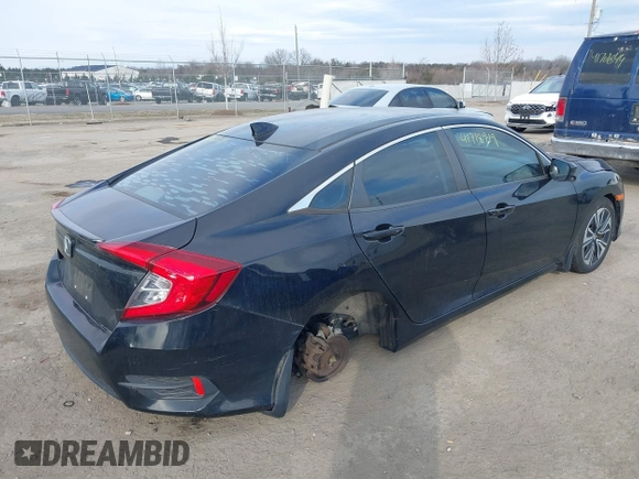 2016 Honda Civic Sedan EX-T with VIN 19XFC1F30GE044655, listed as a IAAI auction lot 41718719 with 109,962 mi miles. Bid and sale history available at carsss.com. Image 4.