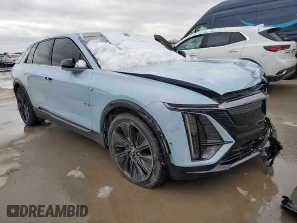 2024 Cadillac LYRIQ Sport z VIN 1GYKPWRL9RZ116613, wystawiony jako Copart lot #87765905 z przebiegiem 3 732 mil mil oraz Czysty tytuł • Clean title. Historia ofert i sprzedaży dostępna na DreamBid. Obrazek 4.