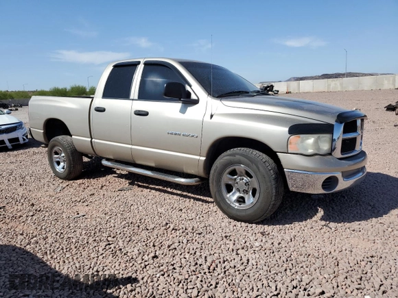 2005 Dodge 1500 ST with VIN 1D7HU18N55J590605, listed as a Copart auction lot 52386345 with 185,364 mi miles and Salvage Title. Bid and sale history available at carsss.com. Image 4.