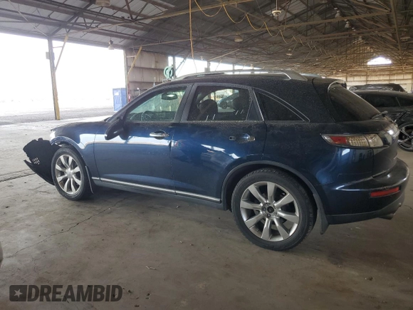 2005 Infiniti FX35 with VIN JNRAS08UX5X103477, listed as a Copart auction lot 72654224 with 97,898 mi miles and Salvage Title. Bid and sale history available at carsss.com. Image 2.