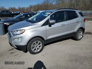 2021 Ford EcoSport SE z VIN MAJ6S3GL3MC431450, wystawiony jako Copart lot #53362915 z przebiegiem 71 337 mil mil oraz Szkoda całkowita • Salvage title. Historia ofert i sprzedaży dostępna na DreamBid. Obrazek 1.