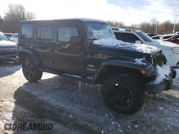 2010 Jeep Wrangler Unlimited Sahara with VIN 1J4BA5H10AL122366, listed as a Copart auction lot 44161285 with 155,108 mi miles and Salvage Title. Bid and sale history available at carsss.com. Image 4.