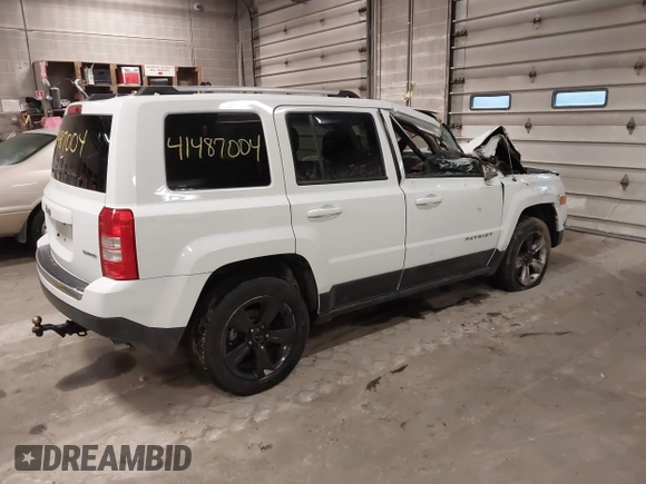 2015 Jeep Patriot Limited with VIN 1C4NJRCB8FD188966, listed as a IAAI auction lot 41487004 with 150,646 mi miles and . Bid and sale history available at DreamBid. Image 4.
