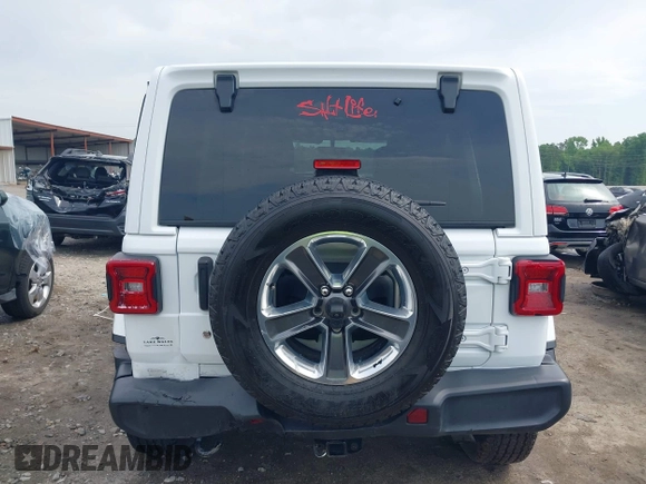 2020 Jeep Wrangler Unlimited Sahara с VIN 1C4HJXEN3LW243588, выставлен на аукционе IAAI как лот 42289351 с пробегом 67 825 миль миль и . История ставок и продаж доступна на DreamBid. Изображение 16.