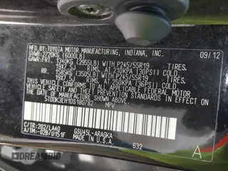 2013 Toyota Highlander Limited z VIN 5TDDK3EH1DS180782, wystawiony jako IAAI lot #42420237 z przebiegiem 193 773 mil mil oraz . Historia ofert i sprzedaży dostępna na DreamBid. Obrazek 9.