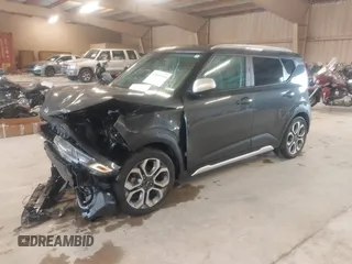 2021 Kia Soul LX with VIN KNDJ23AU5M7770063, listed as a IAAI auction lot 41554244 with 55,365 mi miles. Bid and sale history available at carsss.com. Image 17.