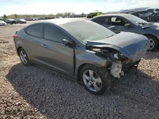 2013 Hyundai Elantra GLS PZEV with VIN 5NPDH4AE5DH365388, listed as a Copart auction lot 46154825 with 163,134 mi miles and Salvage Title. Bid and sale history available at carsss.com. Image 4.
