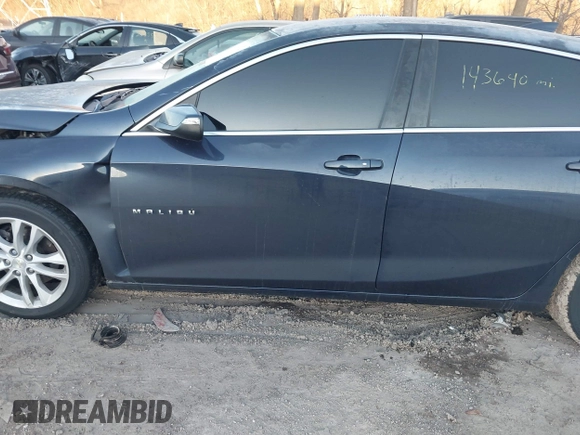 2016 Chevrolet Malibu LT with VIN 1G1ZE5ST0GF251789, listed as a IAAI auction lot 41431207 with 143,640 mi miles and . Bid and sale history available at DreamBid. Image 14.