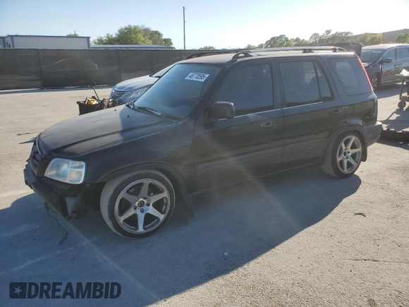 1998 Honda CR-V LX with VIN JHLRD284XWC003478, listed as a Copart auction lot 48770595 with 186,712 mi miles and Salvage Title. Bid and sale history available at carsss.com. Image 1.