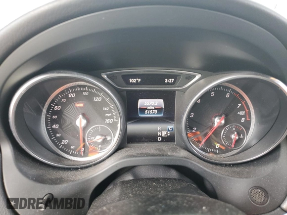 2018 Mercedes-Benz CLA with VIN WDDSJ4GB5JN668648, listed as a Copart auction lot 62578783 with 51,573 mi miles. Bid and sale history available at carsss.com. Image 9.
