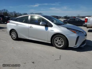 2022 Toyota Prius L Eco with VIN JTDKAMFU6N3160946, listed as a Copart auction lot 49359025 with 84,180 mi miles and Salvage Title. Bid and sale history available at carsss.com. Image 4.