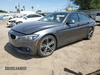 2018 BMW 4 Series 430i z VIN WBA4J1C52JBM11043, wystawiony jako Copart lot #53558265 z przebiegiem 77 107 mil mil oraz Szkoda całkowita • Salvage title. Historia ofert i sprzedaży dostępna na DreamBid. Obrazek 1.