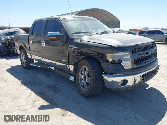 2014 Ford F-150 XL with VIN 1FTFW1ET9EFB84148, listed as a IAAI auction lot 41718273 with 242,594 mi miles and . Bid and sale history available at carsss.com. Image 1.
