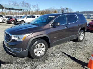 2019 GMC Acadia SLE with VIN 1GKKNKLA3KZ107556, listed as a Copart auction lot 46813635 with 92,001 mi miles and Salvage Title. Bid and sale history available at carsss.com. Image 1.