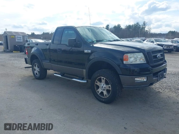 2004 Ford F-150 XLT with VIN 1FTRF04584KB28749, listed as a IAAI auction lot 41875780 with 115,018 mi miles. Bid and sale history available at carsss.com. Image 1.